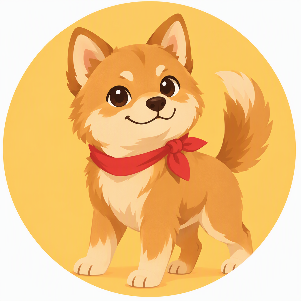 Q 版柴犬头像